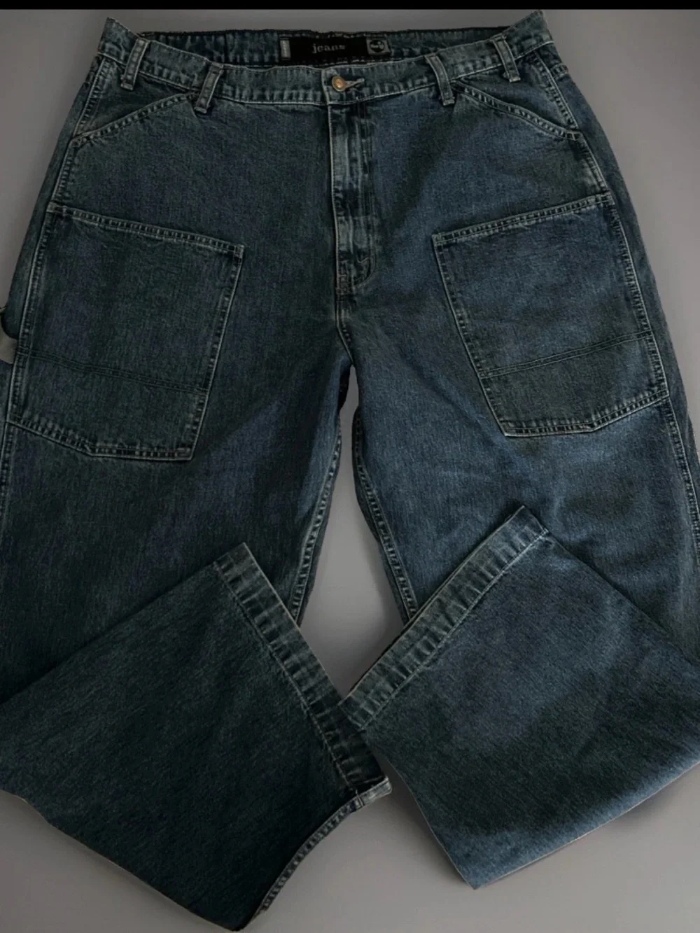 Vintage 90s 🔥 Levi’s Silvertabs RARE 38x30 Oversized Baggy Blue Carpenter Jeans